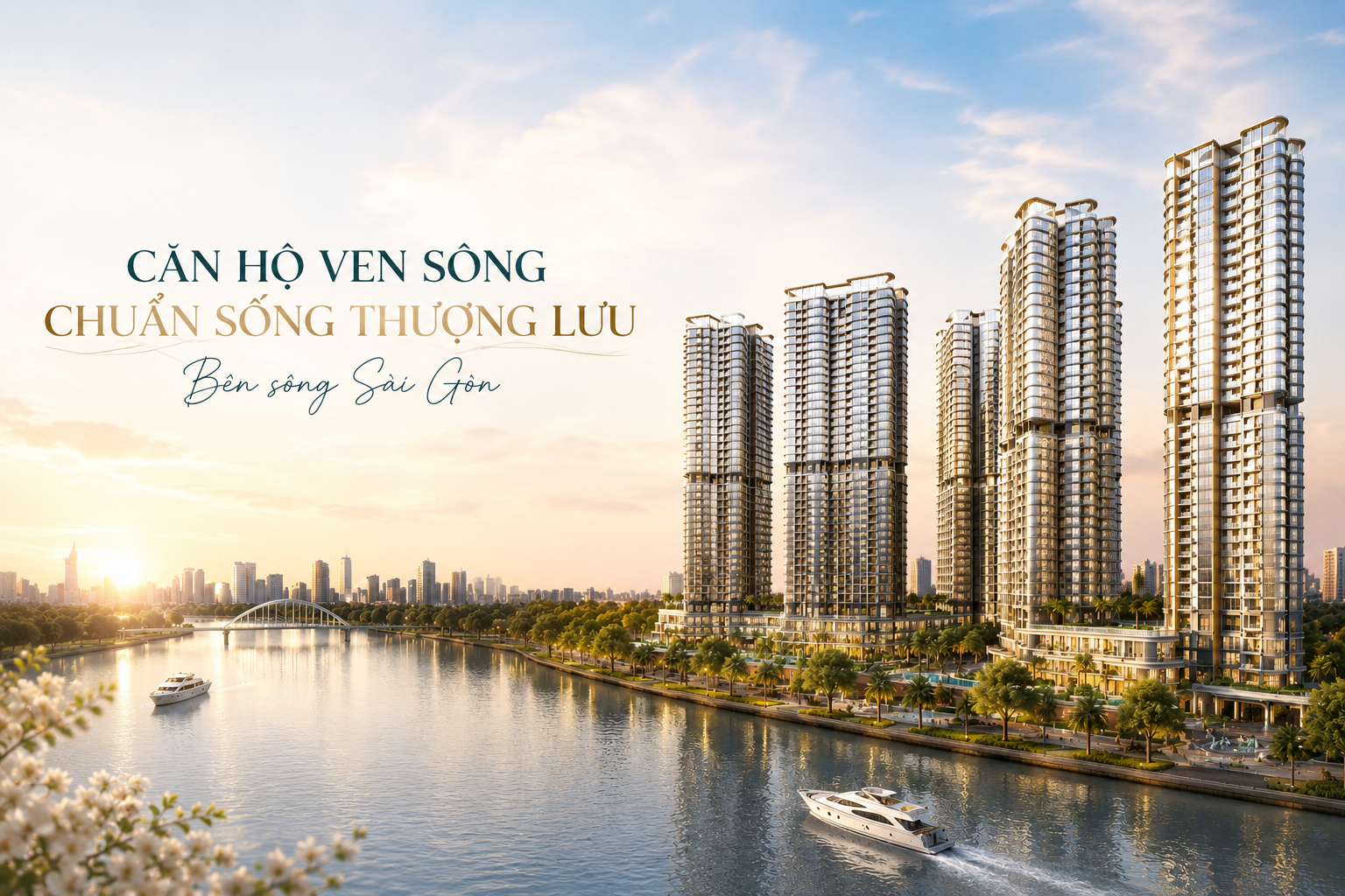 phối cảnh dự án The emerald river park thuận an